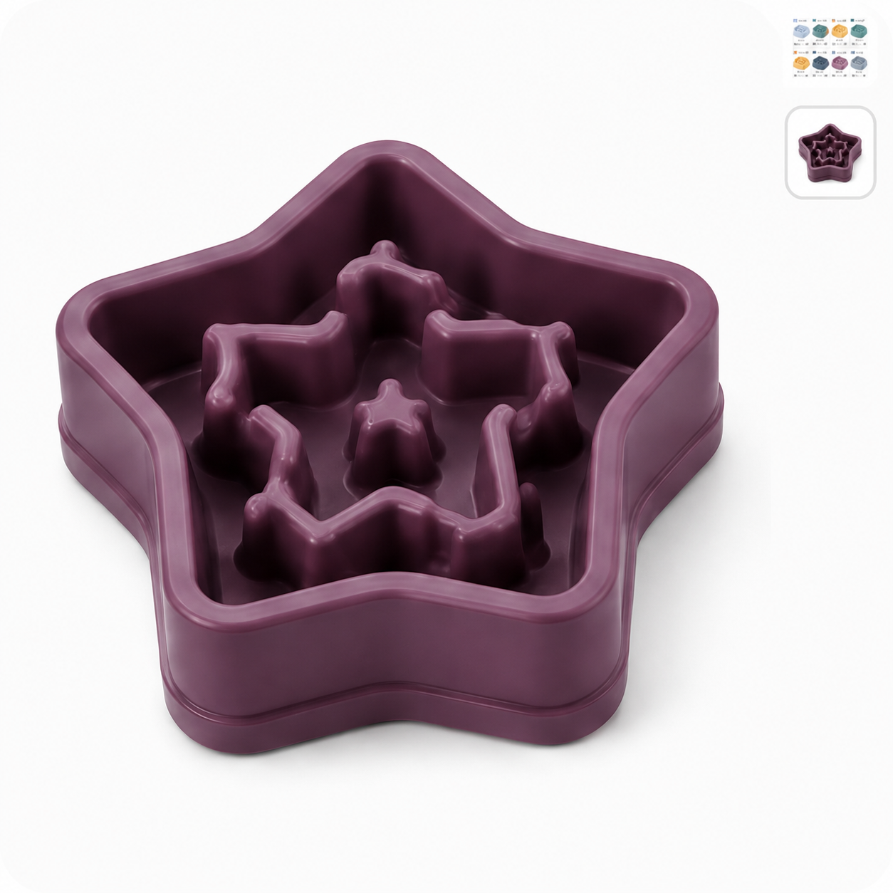 Gamelle anti-glouton pour chien et chat