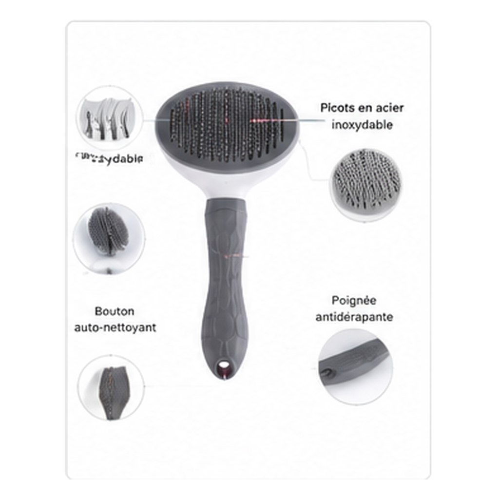 Pack Maison Propre – Brosse Auto-Nettoyante & Rouleau Anti-Poils